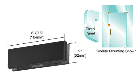 CRL EUR Series Sidelite or Glass Door Mounted Keeper