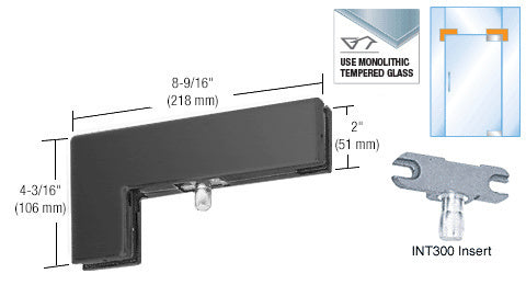 CRL Sidelite Transom Patch With 1NT300 Insert