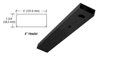 CRL  4" x 36" Single Door Header