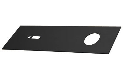 CRL Aluminum Cover Plate for 4-1/2" Header Used with Overhead Concealed Door Closers