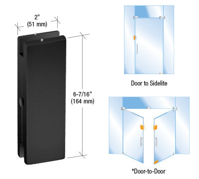 CRL AMR Series Sidelite or Glass Door Mounted Keeper