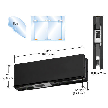 CRL Bottom Door Patch with 1NT301 Insert