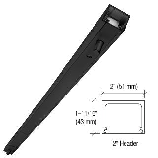 CRL 72" Stock Size Double Door Narrow Header