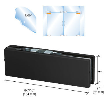CRL Adjustable North American Top Door Patch Fitting