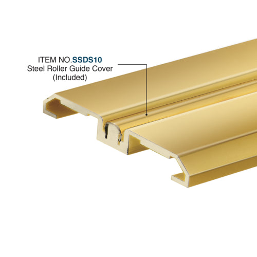 FHC BRS100 Bottom Track For Rolling Sliding Doors - 120" Long