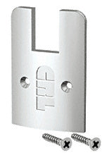CRL Anodized Low Profile End Cap With Screws