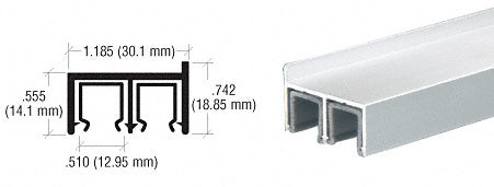 CRL Dust Proof Double Framing Channel with Plastic Insert