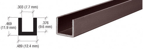 CRL Aluminum Single Channel Extrusion