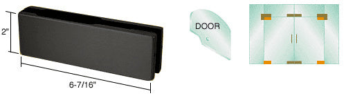 CRL EUR Series Top or Bottom Patch Fitting - Less Insert
