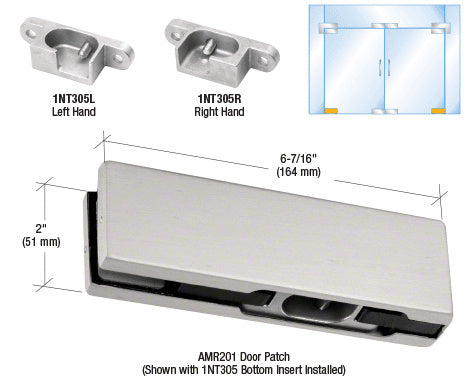 CRL LH North American Bottom Door Patch Fitting