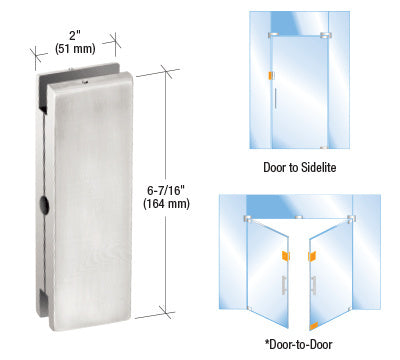 CRL AMR Series Sidelite or Glass Door Mounted Keeper