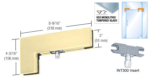 CRL Sidelite Transom Patch With 1NT300 Insert