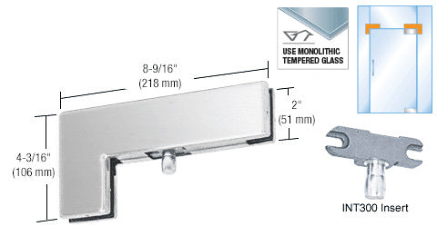 CRL Sidelite Transom Patch With 1NT300 Insert