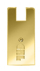 CRL End Cap for 4" Square 3/4" Glass Wedge-Lock® Door Rail