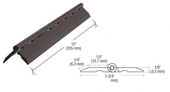 CRL Acrylic Continuous Hinge