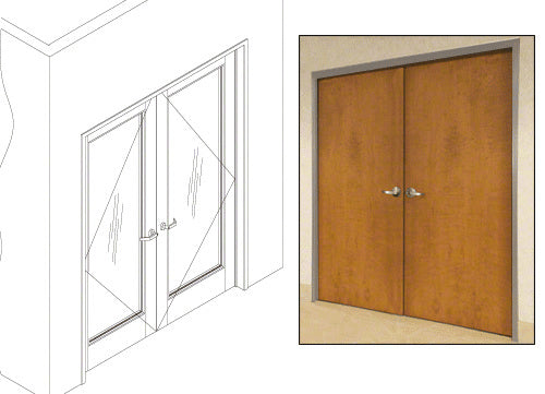 CRL 487 OfficeFront™ Office Partition 7'0 x 8'0 Double Door Frame