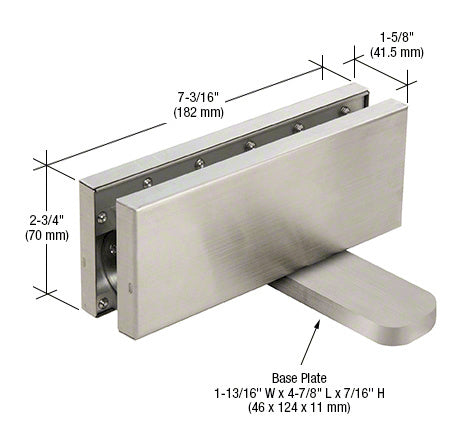 CRL Hydraulic Patch Fitting with 2-9/16" Setback - NHO
