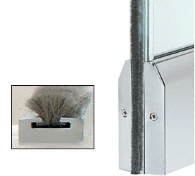CRL Weatherstrip Kit with Clear Polycarbonate Channel for 4" Tapered Rail