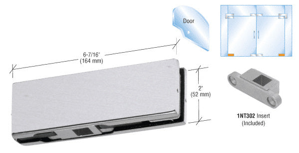 CRL Bottom Door Patch With 1NT302 Insert