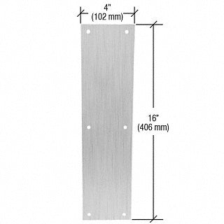 CRL Push Plates 4" x 16"