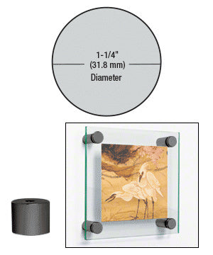 CRL 1-1/4" Diameter by 1" Standoff Base
