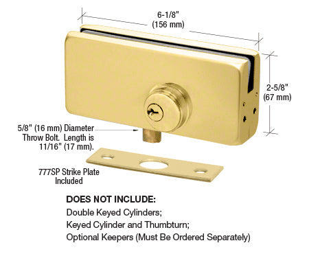 CRL AMR215 Series Patch Lock