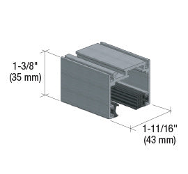 CRL Fallbrook 3m XL Series Deep Head Channel Door Frame Set