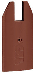 CRL End Cap for 4" Tapered 1/2" Glass Wedge-Lock® Door Rail