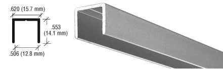 CRL Aluminum 1/2" U-Channel