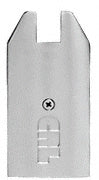 CRL End Cap for 4" Tapered 1/2" Glass Wedge-Lock® Door Rail