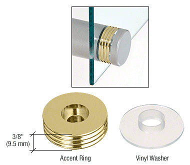 CRL 1-1/4" Diameter Accent Rings for Standoffs