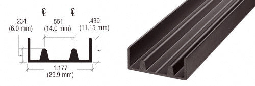 CRL D594 Aluminum Lower Track