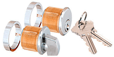 CRL AMR215 Series Keyed Cylinder/Thumbturn for Use with AMR215 Series Patch Lock