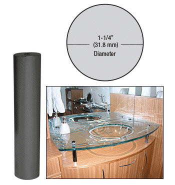 CRL 1-1/4" Diameter by 6" Standoff Base