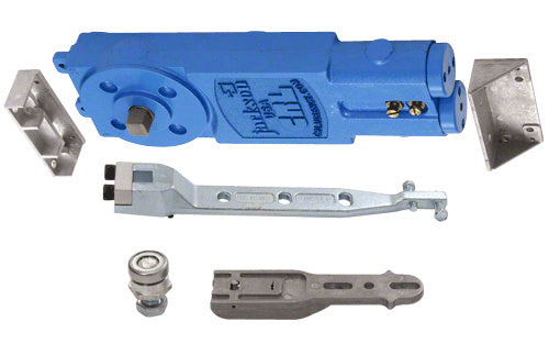 CRL Jackson® Adjustable Spring Power Overhead Concealed Closer with "A" Hardware Package for 1" Top Rail