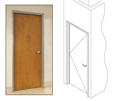 CRL 487 OfficeFront™ Office Partition LH 3'0 x 8'0 Single Door Frame