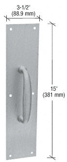 CRL 3-1/2" x 15" Pull Plate