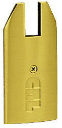 CRL End Cap for 4" Tapered 3/4" Glass Wedge-Lock® Door Rail