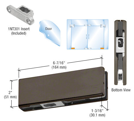 CRL Bottom Door Patch with 1NT301 Insert