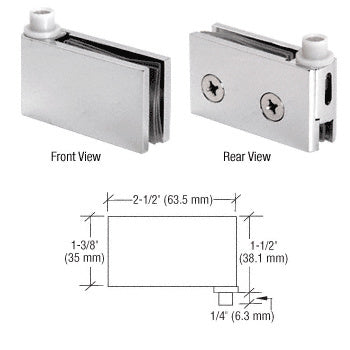 CRL Flush Mount Cabinet Pivot Hinges