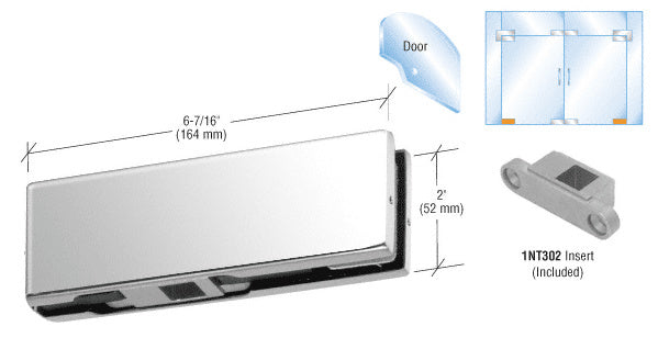 CRL Bottom Door Patch With 1NT302 Insert