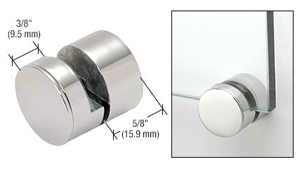 CRL 1-1/4" 316 Steel Adjustable Edge Grip