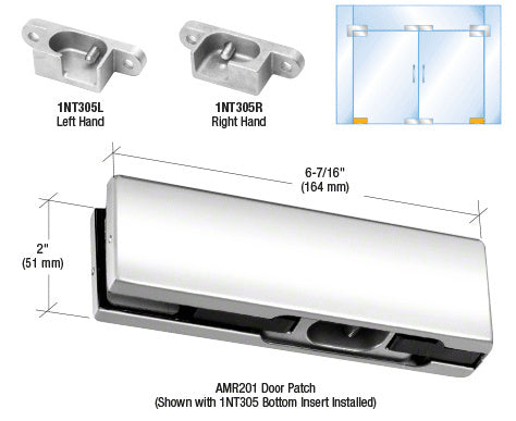 CRL LH North American Bottom Door Patch Fitting