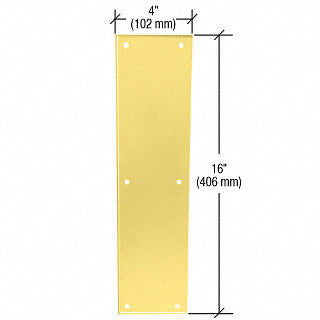 CRL Push Plates 4" x 16"