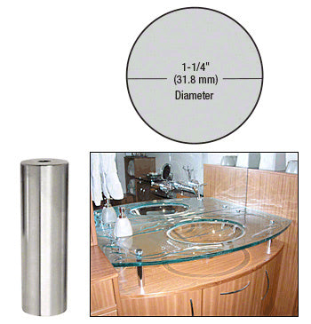 CRL 1-1/4" Diameter by 4" Standoff Base