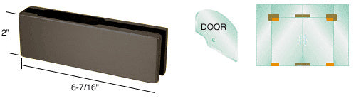 CRL EUR Series Top or Bottom Patch Fitting - Less Insert