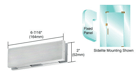 CRL EUR Series Sidelite or Glass Door Mounted Keeper