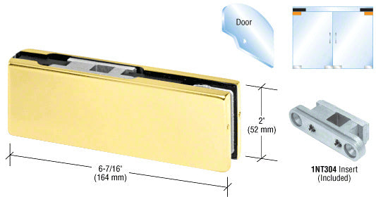 CRL Top Door Patch Fitting with 1NT304 Insert