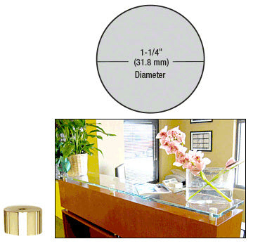 CRL 1-1/4" Diameter by 3/4" Standoff Base