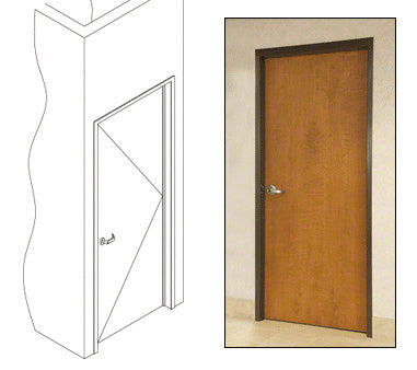 CRL 487 OfficeFront™ Office Partition RH 3'0 x 7'0 Single Door Frame